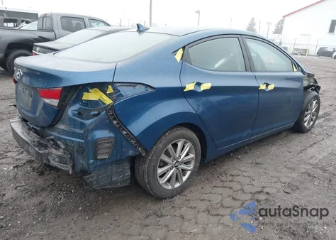 2015 Hyundai Elantra Se z USA, uszkodzony, nr VIN KMHDH4AE2FU297958